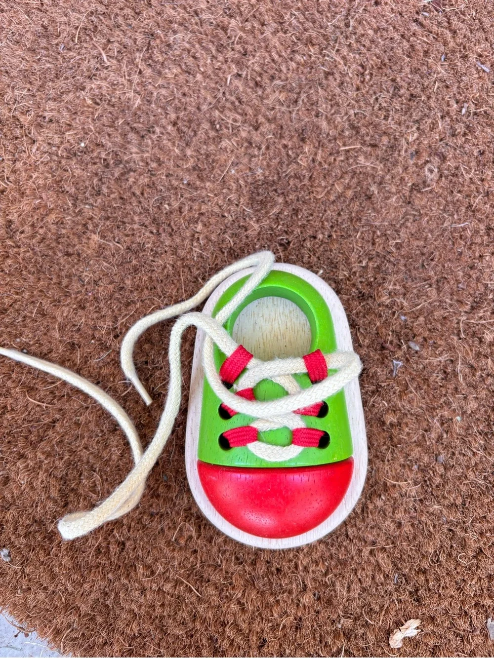 PlanToys Tie-Up Shoe lacing practice toy